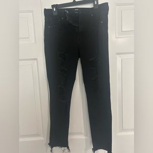 Black Aeropostale Ripped Jean